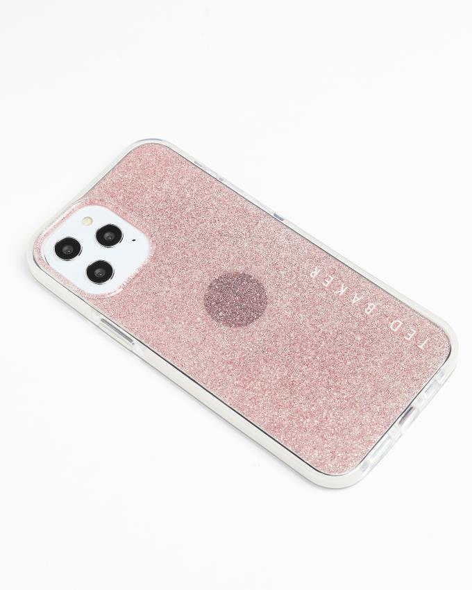 Coque Ted Baker Glitter AntiShock iPhone 12 Pro Max Rose Femme | ENM-97952072